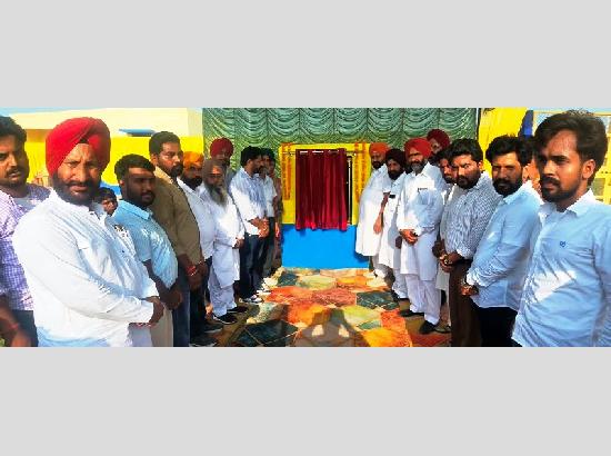 MLA Bhullar inaugurates two new sports grounds in Khai and Machhiwara villages