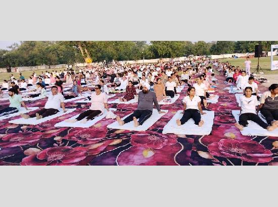MLA Sarari highlights importance of Yoga for healthy living at 12th IYD celebrations 