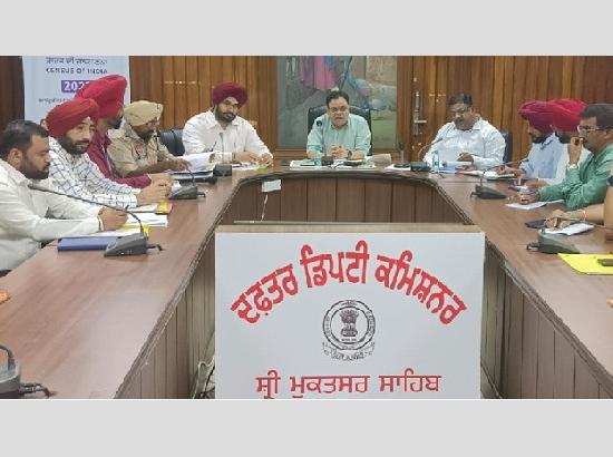 DC orders Seamless Paddy Procurement in Muktsar 