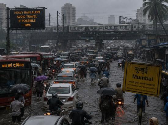 Mumbai rush-hour chaos: 2 dead as relentless rain triggers deadly collapses, waterlogging