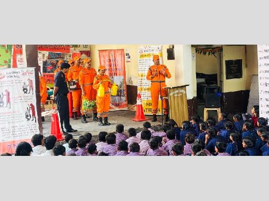 NDRF conducts awareness programs on floods & emergencies
