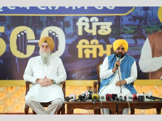 CM Mann dedicates 500 Villages Gyms across Punjab, says sports key to fighting drug menace