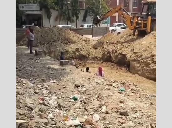 Illegal construction at Sangrur Civil Hospital sparks outcry; complaint filed against PWD Engineer