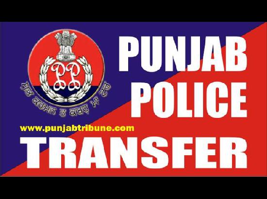 Two IPS officers shifted in Punjab