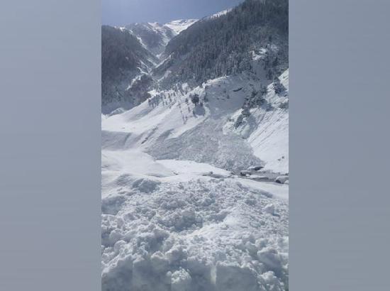 Avalanche strikes Lahaul's Tandi bridge in Himachal Pradesh, no casualties reported