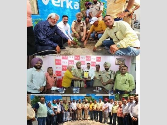 Green Mission Takes Root: SSP Sidhu leads Tree Plantation Drive at Press Club on World Environment Day