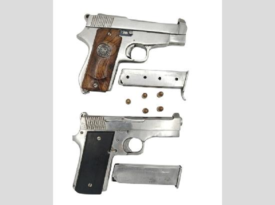 Two linked to Jailed Gangster held in Bathinda; Two pistols recovered