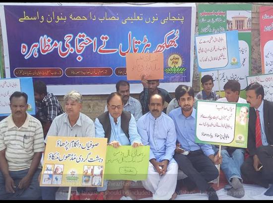 Hunger strike in Pakistan to get official status for Punjabi language