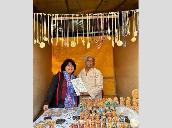 Surajkund Mela: Works of famous craftsman Rajender Bondwal leaving unique impressions on visitors 