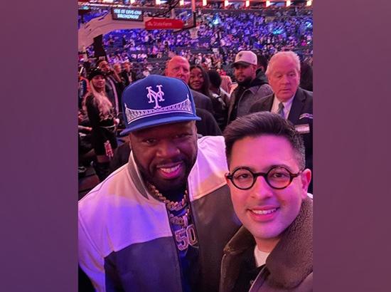 Raghav Chadha meets 50 Cent during U.S. visit, shares fun selfie