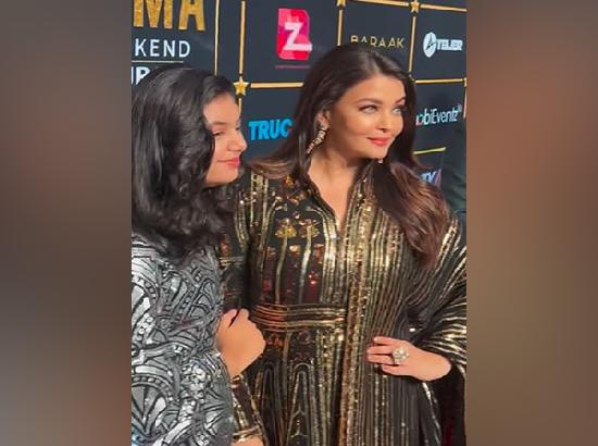 Aishwarya Rai Bachchan bags Best Actress award at SIIMA, daughter Aaradhya captures her winning moments