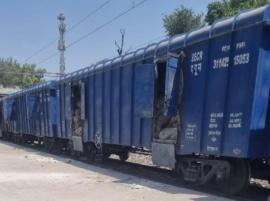 Ferozepur Rail Division sets record with 13 Freight Trains loaded in single day