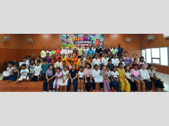 Railway's Summer Coaching Camp concludes, Over 100 children honoured with certificates