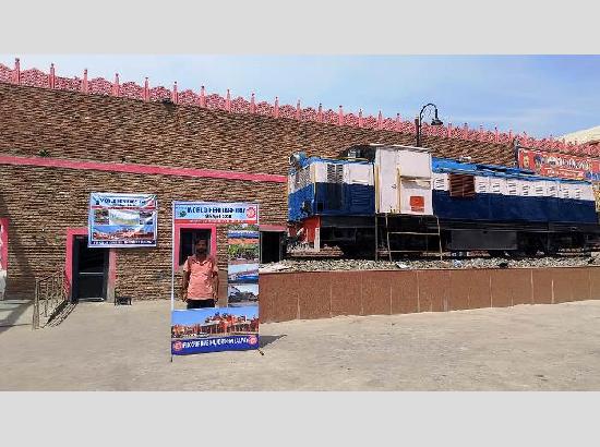 Heritage Loco becomes star attraction at Ferozepur Rly Station on World Heritage Day