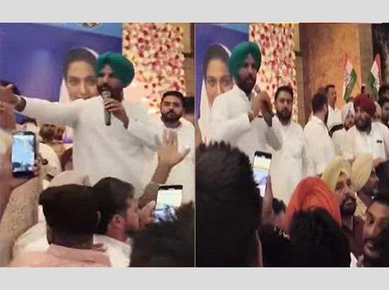 Breaking: ‘Channi Zindabad’ slogans raised in front of Raja Warring at Patiala event