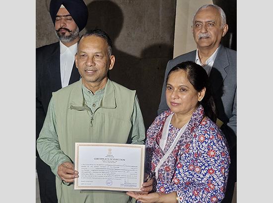 Eminent industrialist Rajinder Gupta Elected Unopposed to Rajya Sabha from Punjab