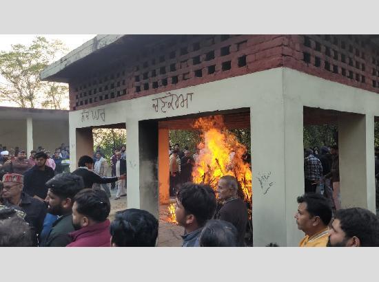 Last rites of Kabaddi Promoter Rana Balachauria performed; Younger brother lights pyre