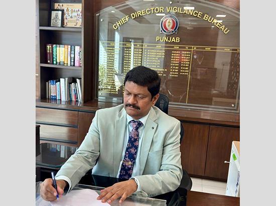 Senior IPS Officer Nageswara Rao Takes Charge as Punjab Vigilance Bureau Chief, Pledges Zero Tolerance on Corruption
