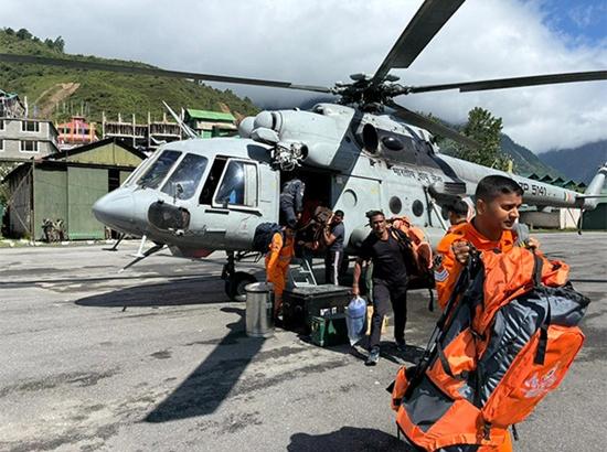 North Sikkim landslide: Air Force rescues 33 people, including 2 US nationals from landslide-hit Chaten