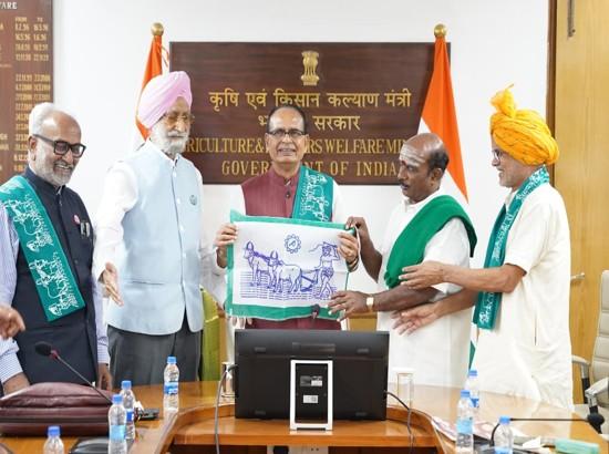 Farmers delegation led by Bhupinder Singh Mann meets Shivraj Chauhan, presses for urgent Agricultural Policy reforms