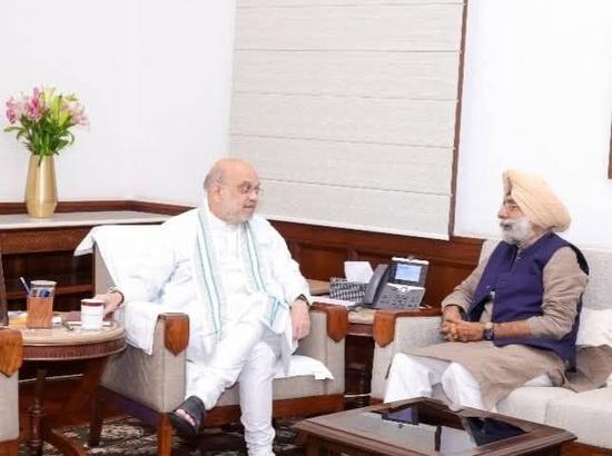 Jagmeet Brar meets Amit Shah