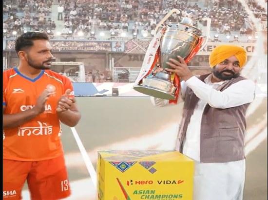 CM Bhagwant Singh Mann Welcomes Asian Champions Trophy Teams; Says Punjab’s Doors & Hearts Are Open For Them


