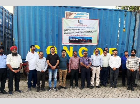 First CONCOR Export Container Rake marks major freight boost for Ferozepur Rail Division 