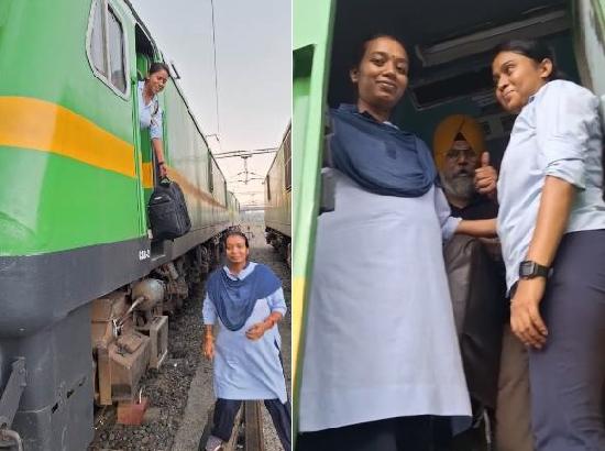 Breaking Barriers: Ferozepur Rail Division’s first woman promoted as Goods Train Loco Pilot