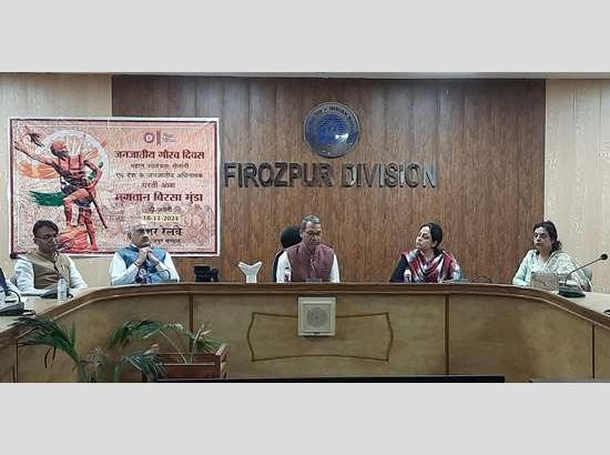 Ferozepur Railway Division celebrated Tribal Pride Day honouring the legacy of Birsa Munda