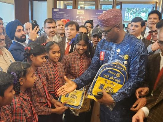 Rotary International President-elect Babalola highlights polio eradication, peace, and Youth AI Literacy at ‘Srijan 2026’