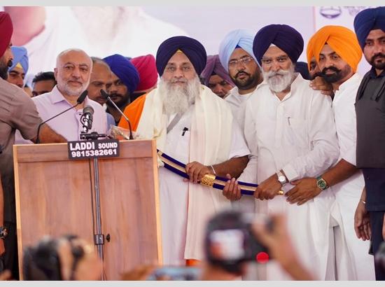 Sukhbir Badal alleges CM Mann sent MLA Ayali to Waris Punjab De to split Panthic votes