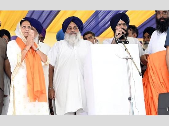 Sukhbir Badal announces Sukhwinder Randhawa as SAD candidate for Tarn Taran; View Pics