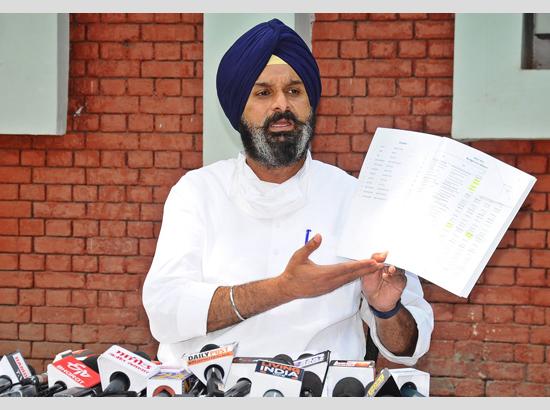 Majithia holds FM responsible for fudging figures and increasing State’s debt

