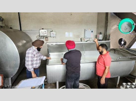 Unhygienic milk, paneer, sweets samples collected; Vendors warned of strict action