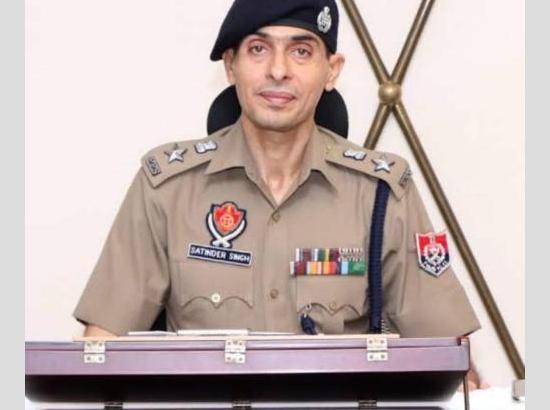 Satinder Singh posted as Commissioner of Police Jalandhar