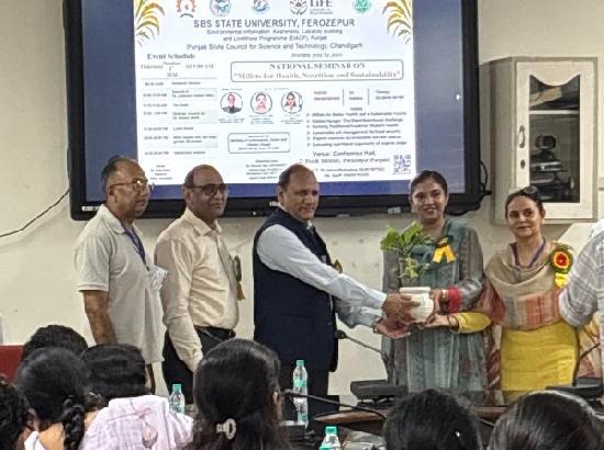 SBSSU hosts national seminar on millets for health, nutrition and sustainability