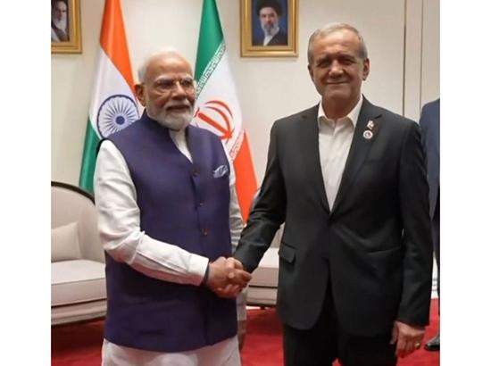 SCO Summit: PM Modi meets Iranian President Masoud Pezeshkian in Bishkek