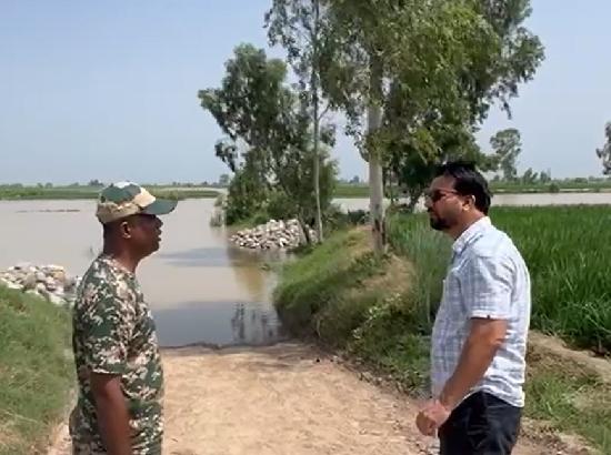 Ferozepur safe from flood threat: SDM leads vigilant inspection, depts on high alert