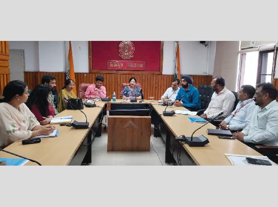 OIDB Secretary Varsha Sinha reviews progress of PM SHRI Schools in Ferozepur