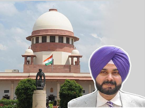 Sidhu Road Rage Case : SC issues notice , to review quantum of punishment only