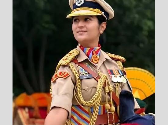 History in the Making: Simran Bala becomes the first woman to lead CRPF Male Contingent on Republic Day