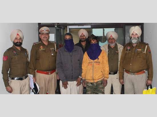 Ferozepur police nab two more snatchers with mobiles, drugs, ladies' purse