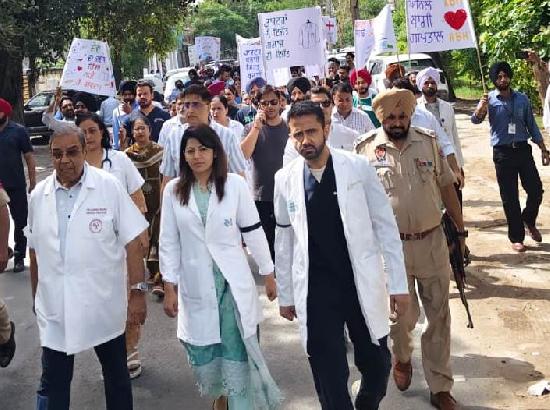 Doctors, nurses and staff hold ‘Solidarity March’ against attacks on medical fraternity