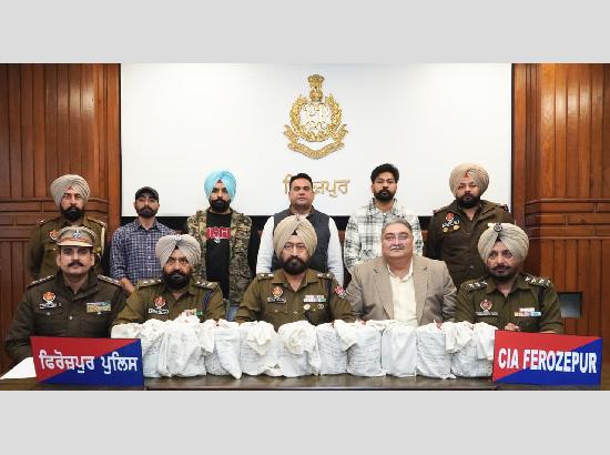 Ferozepur Police dismantle Pak-linked drone smuggling network, recover over 7 kg heroin