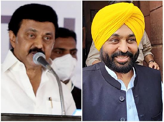 Stalin extends greetings to Bhagwant Mann for taking oath as Punjab CM