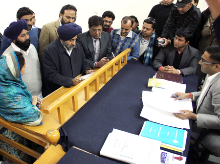 Sukhbir files nomination papers from Jalalabad