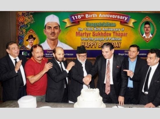 Pak based Foundation remembers Bhagat Singh’s Comrade Sukhdev Thapar on 118th Birth Anniversary
