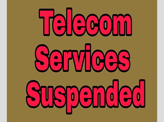  Suspension of the internet (2G/3G/4G/CDMA/GPRS), SMS & dongle services extended in Haryan