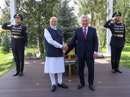 India-Uzbekistan green initiatives join hands as PM Modi, Uzbek President plant tree under 'Ek Ped Maa Ke Naam', 'Yashil Makon'