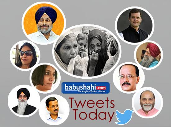 Tweets Today : How Rahul’s comments on 84 massacre , more issues debated on Twitter
